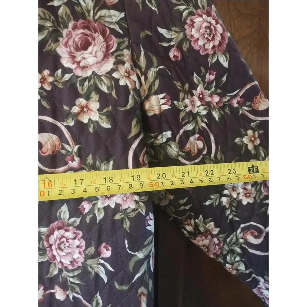Portraits by Northern Isles Vintage Floral Print jacket size medium - Picture 5 of 7